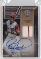 2024 Topps Tribute to the Threads Relics /99 Barry Larkin #TTTA-BL Auto HOF 05x8