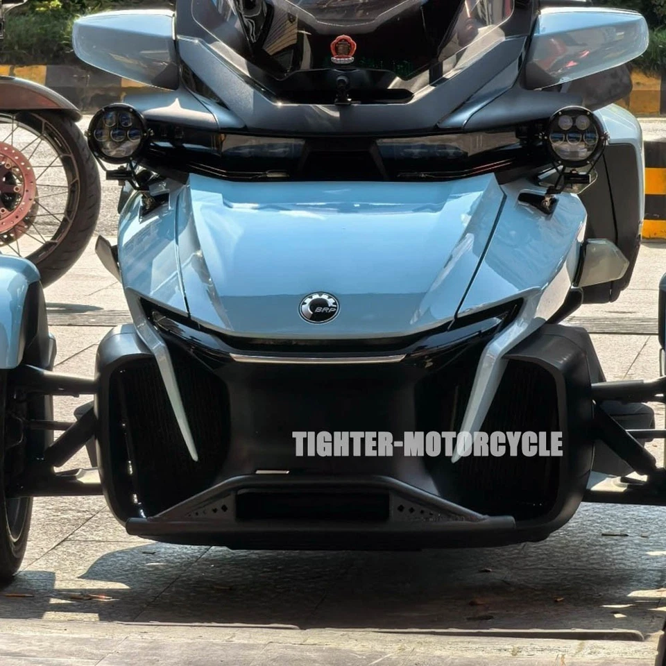 For Can-Am Spyder RT RT-L Aluminum Front Bumper With Skid Plate Accessory 20-25 - Image 2 of 4