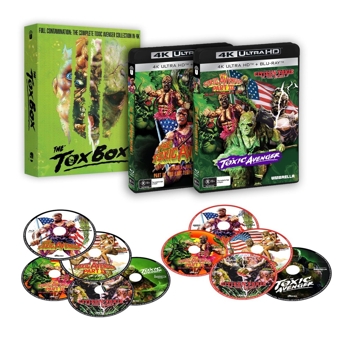 The Tox Box : Complete Toxic Avenger Collection (4K UHD Blu-Ray