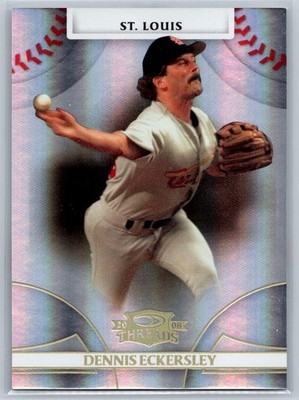 Dennis Eckersley 2008 Donruss Threads Gold /50 #46