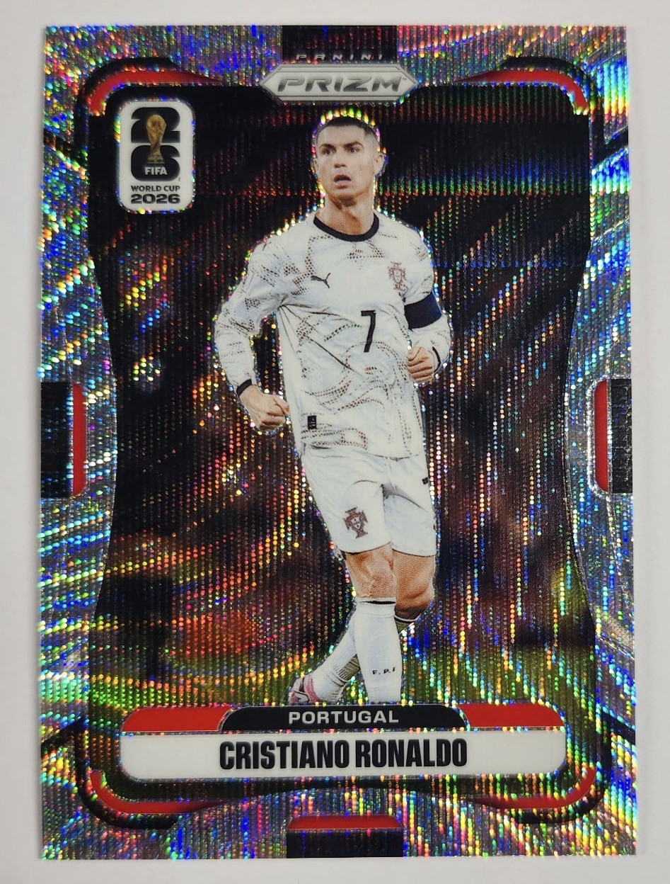 CRISTIANO RONALDO Wave Prizm Refractor Panini World Cup 2026 #367 UH