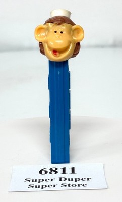 Vintage - No Feet PEZ Dispenser - Monkey Sailor - No Country - DBP 818