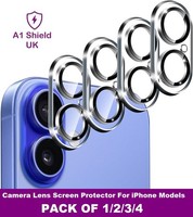 Fits Apple iPhone 17 / 16 / 16 Plus Camera Lens Rear Tempered Glass Protector