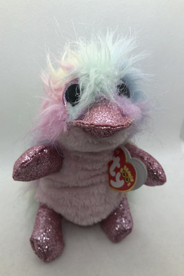 Ty Beanie Boos Collection - Petunia Regenbogen Schnabeltier - Plüschtier 16cm