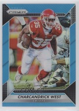 2016 Panini Prizm Light Blue Prizm 121/199 Charcandrick West #184 7l6