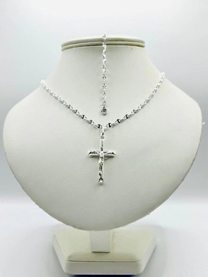Herren Set aus 925 Silber - Halskette + Armband - Eleganz und Stil