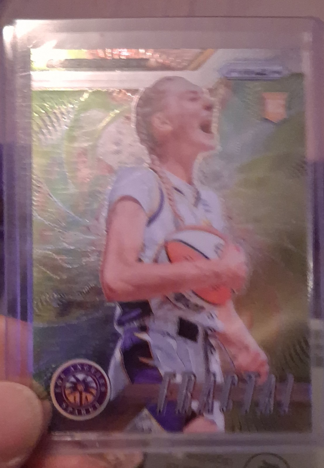 2024 Panini Prizm WNBA - Fractal Cameron Brink #5 Green Prizm (RC)