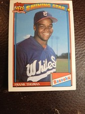 1991 Topps Bazooka Shining Stars - Frank Thomas #7 Chicago White Sox
