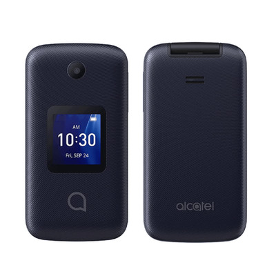 Alcatel Go Flip 4 4G LTE Easy Use Basic Flip Phone T-MOBILE ONLY (4056W)(Blue)