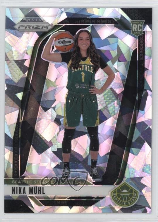 2024 Panini Prizm WNBA Ice Prizm Nika Muhl Nika Mühl #146 Rookie RC 1ny5
