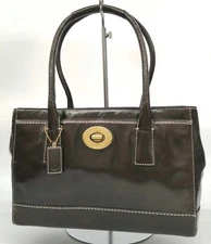 Y1119 COACH 11788 Leather Satchel