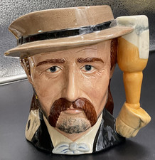 Royal Doulton D. 6736 Character Toby Jug Wild Bill Hickock 5 1/2"