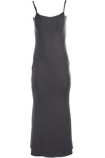 REFORMATION GREY JERSEY MAXI DRESS