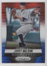 2014 Panini Prizm Red White & Blue Pulsar Prizm Jimmy Nelson #187 4y4