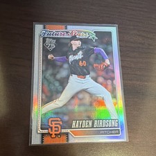 2026 Topps Series 1 Hayden Birdsong #296 Future Stars Rainbow Foil Holo Giants