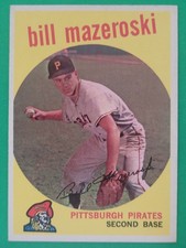 Top 10 Bill Mazeroski Baseball Cards 16