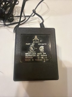 Atari Plug In Power Supply 9V C016353 AC Adapter for Models CX 2000/2600 USED D4