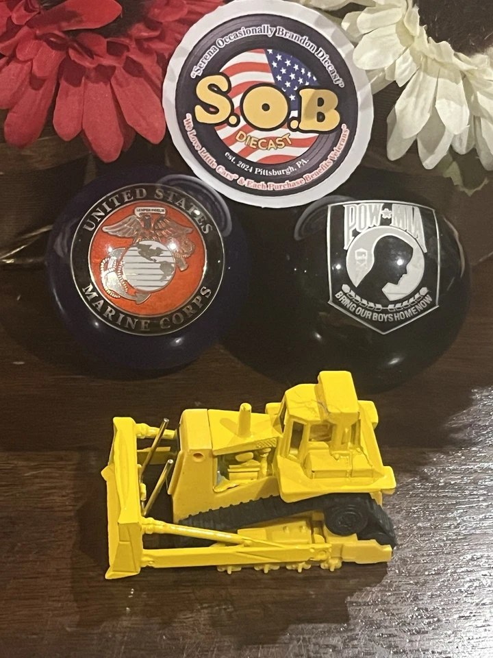 Bulldozer Hot Wheels 1979 amarillo diecast usado excelente estado Foto 2 de 4