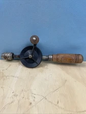 Vintage Hand Cranked Drill Made In USA 9 Inches 