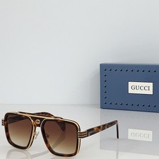 Gucci GG1607 Cool Full Black Aviator Sunglasses For Outdoor Scenes