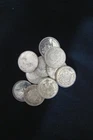 2 Coin Lot Of 1937-1967 $1 FV .800 Silver Canadian 50 Cent Half Dollar Coins