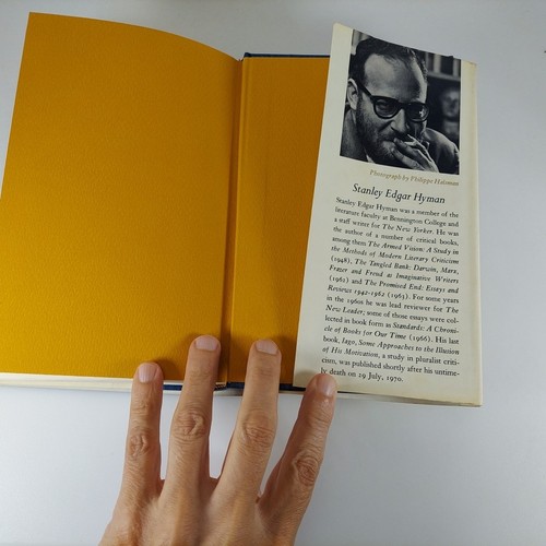 The Critic's Credentials by Stanley E. Hyman 1978 Atheneum 1st Edition HCDJ - Foto 14 di 14