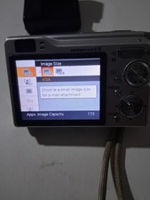 Sony Cybershot DSC  W80 Silver 7.2 Megapixel Digital Camera/charger No Card Works