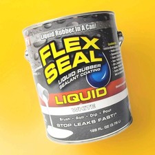 Flex Seal Flex Seal White Liquid Rubber Sealant Coating 1 gal