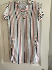Linen Dress Cotton Blend Pullover Southern Tide Sz XS Casual Vacation wear