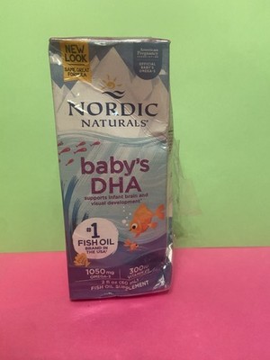 Nordic Naturals Baby's DHA Fish Oil Supplement 2 fl oz Omega-3 EPA DHA