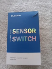 ELEGRP Occupancy Sensor Light Wall Switch Passive Infrared Motion Activated WHT