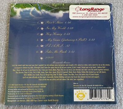 Menacide In My World (EP) CD NEW RARE 2001 Hip-Hop First Press