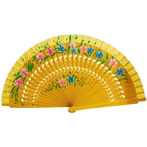 Folding Fan Double-side Dancing Fan Craft Dancing Printing - Picture 7 of 10