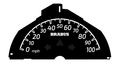 Speedometer Disc Tachometer 100 MPH Fits Smart 451 Pulse Passion Brabus Xclusive