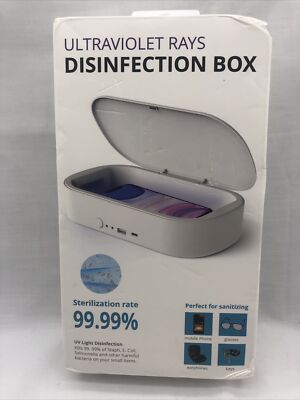 Ultraviolet Rays Disinfection Box With Wireless Charger 99.99% Sterilization