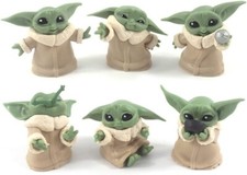 6pc Yoda Star Wars Baby Yoda Mandalorian Play...