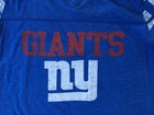 NEW YORK GIANTS girls youth LARGE shirt size 10-12 NFL football NYC NY — photo 4