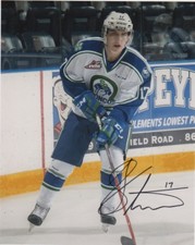 Swift Current Broncos Tyler Steenbergen Signed Autographed 8x10 WHL Photo COA 