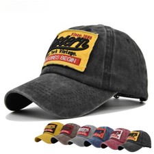 Berretto da baseball lavato vecchio western ricamato a punta regolabile cappelli camion 