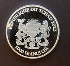 2022 Republic of Chad Stygian Owl Rare Vtg-999 Silver 1 Oz Ounce Art Bar Round