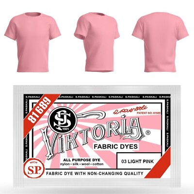 VIKTORIA Textilfarbe waschmaschinenfest (59 FARBEN) - stofffarbe, textil farbe