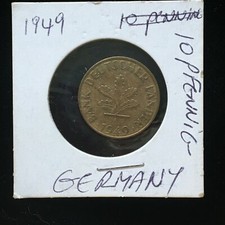 Germany Federal Republic of Germany 1949 D 10 Pfennig ********+*A210*+*******