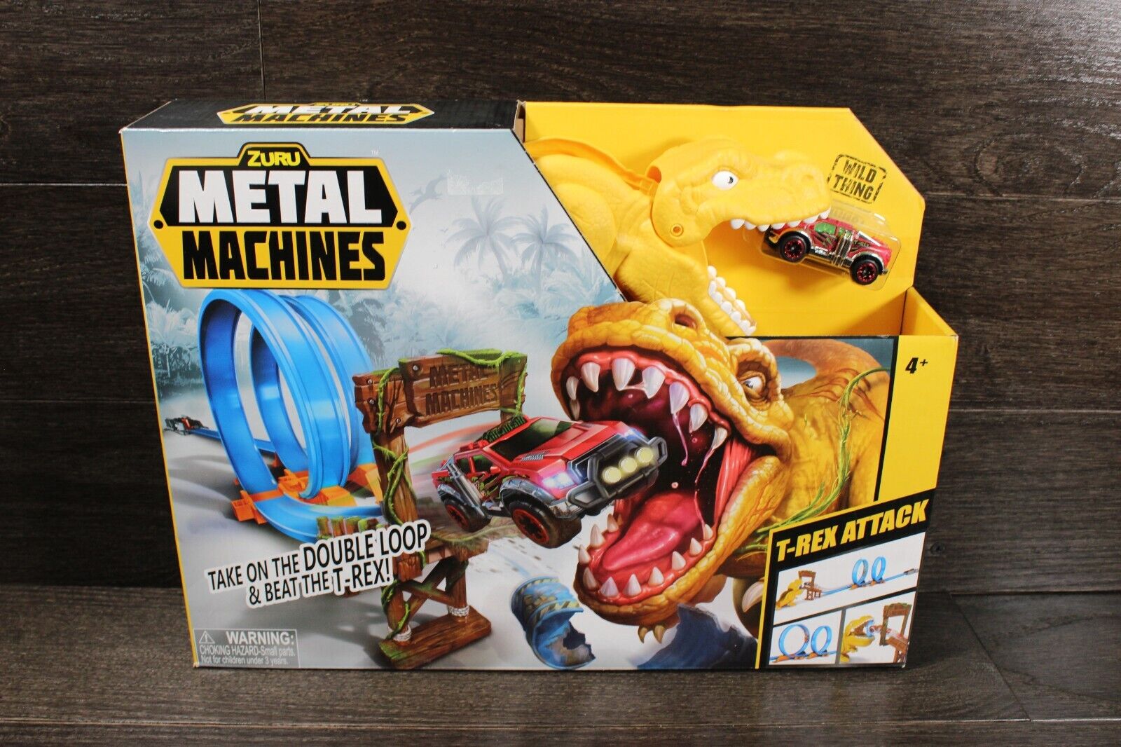 Metal Machines - Circuito com duplo loop e T-Rex, MISC VEÍCULOS