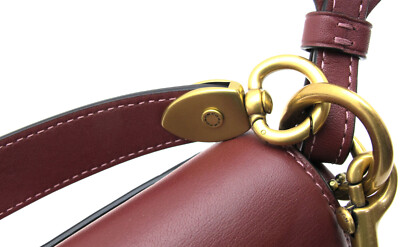 NEW COACH BEAT 18 Leather Colorblock Gusset Crossbody B4/Tan