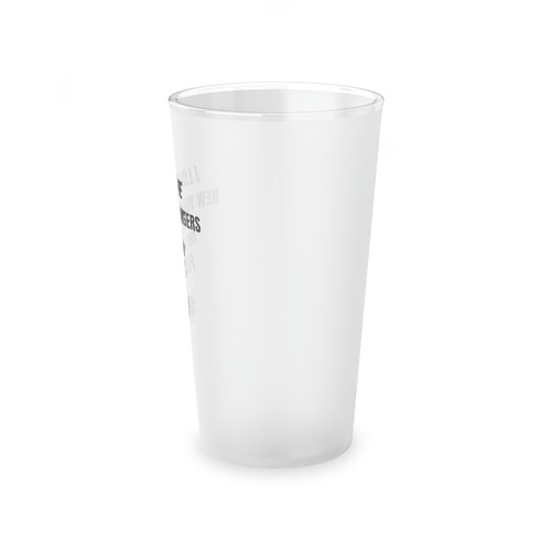 I Love The New York Rangers & The Word F@ck With Goalie Logo, Frosted Pint - Picture 5 of 7