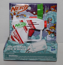 Nerf Elite 2.0 Jolly Dash Dart Blaster Toy Christmas Holiday New Hasbro Small
