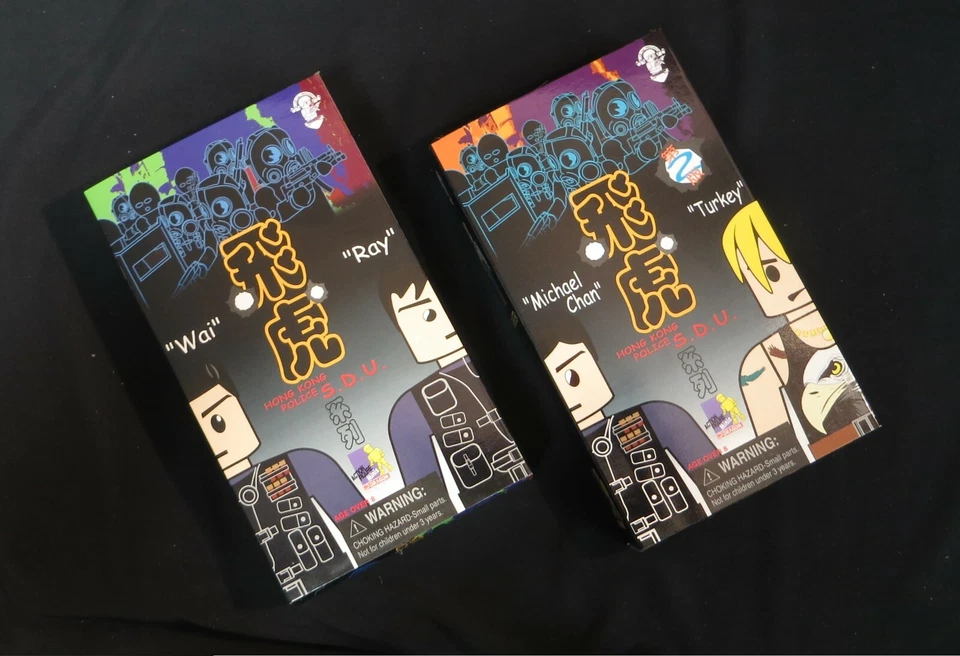 78001 y 78002 Dragon Mini Royal HK SDU "Michael", "Gangster", "Wai" y "Ray" Set Foto 3 de 4