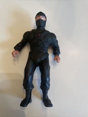 Chuck Norris Karate Kommandos KO BOOTLEG Black Ninja Master Figure Ruby Spears