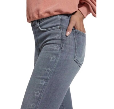 Current/Elliott The Original Cigarette Womens Straight Leg Jeans Luna Star  31