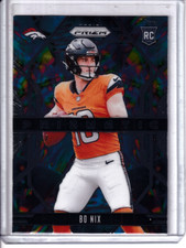 Bo Nix 2024 Panini Prizm #11 Prizmatic Insert Denver Broncos Rookie RC